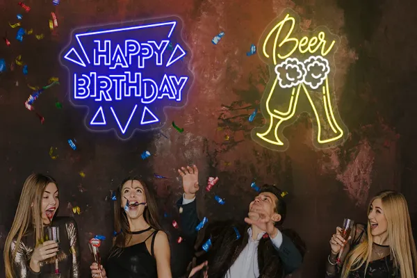 Party in Neon: Why Birthday Neon Signs Are a Must-Have for Your Celebration